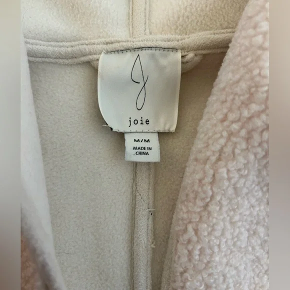 Joie Cream Textured Women's Coat - Picture 4 of 6